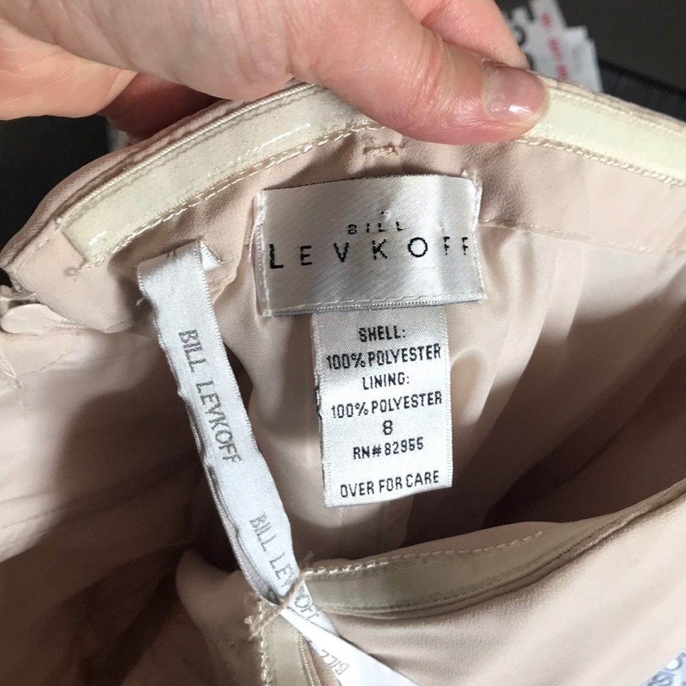 Bill Levkoff ivory dress size 8 - Picture 4 of 8